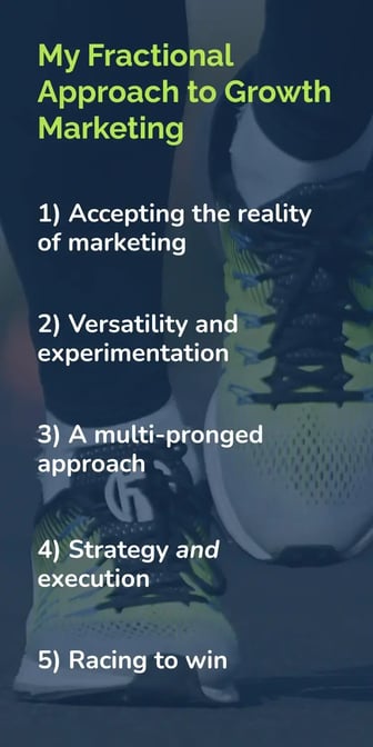 A summary of Chris' fractional approach to growth marketing